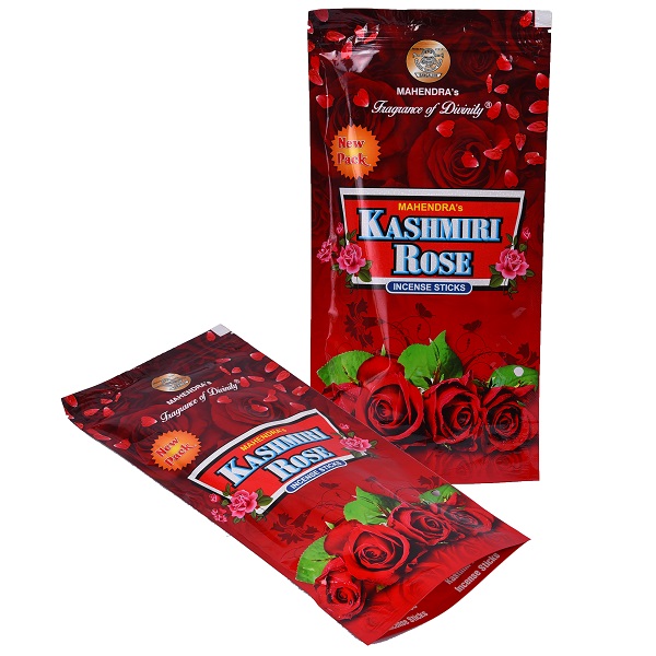 Kashmiri Rose Zipper Pouch